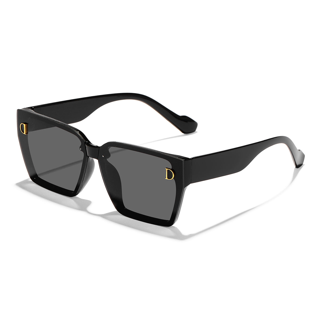 Damen modische Sonnenbrille im einzigartigen Design mit übergroßen Gläsern Karnz