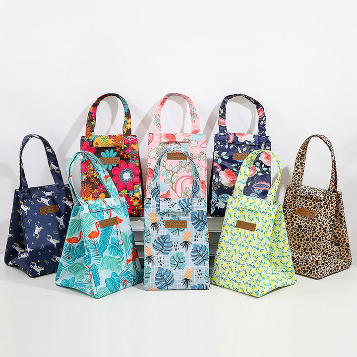Blumenprint Isolierte Lunch-Tasche Karnz