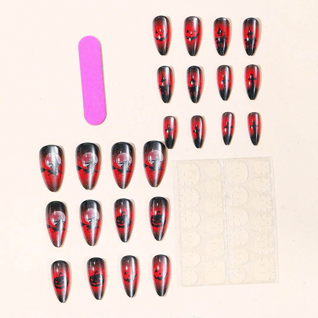 Halloween-Themen Gothic Nail Art Karnz