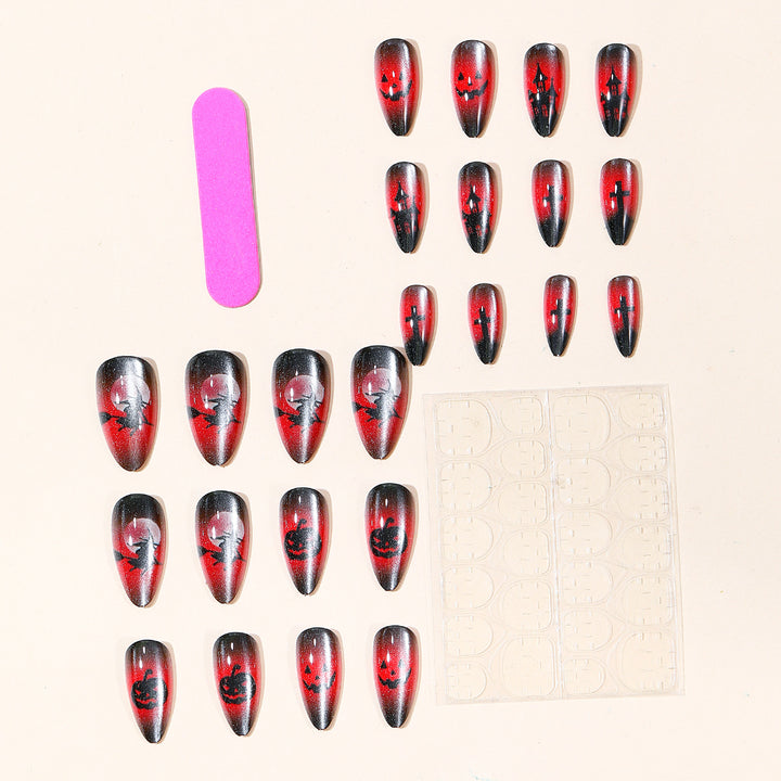 Halloween-Themen Gothic Nail Art Karnz