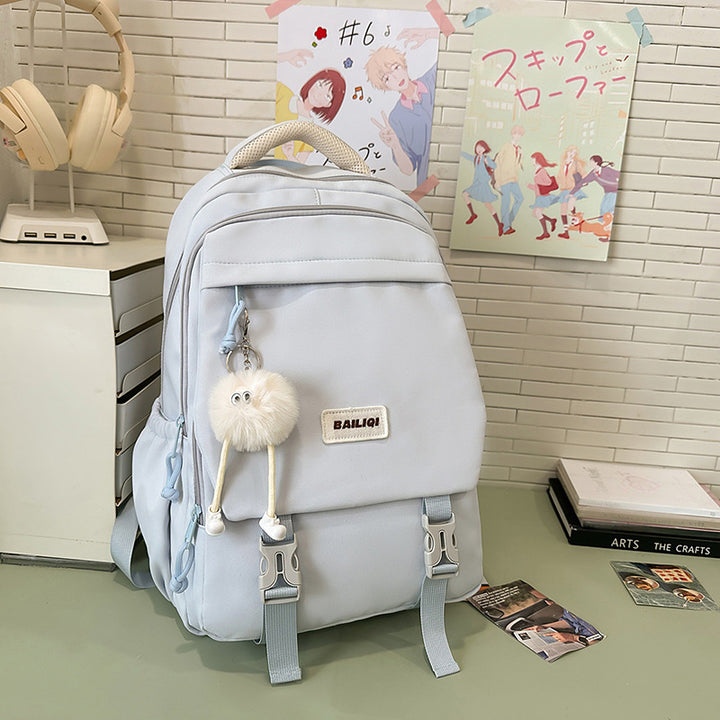 Stylische Multi-Funktions-Rucksack mit dekorativen Merkmalen Karnz