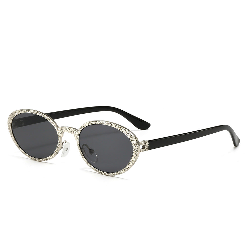 Damen Glamouröse Sonnenbrille mit luxuriösem Schmuckrahmen Karnz