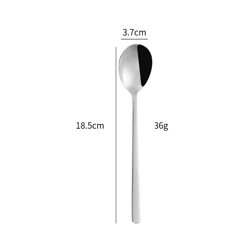 Eleganter Dessertlöffel mit Luxuriöser Goldener Oberfläche Karnz