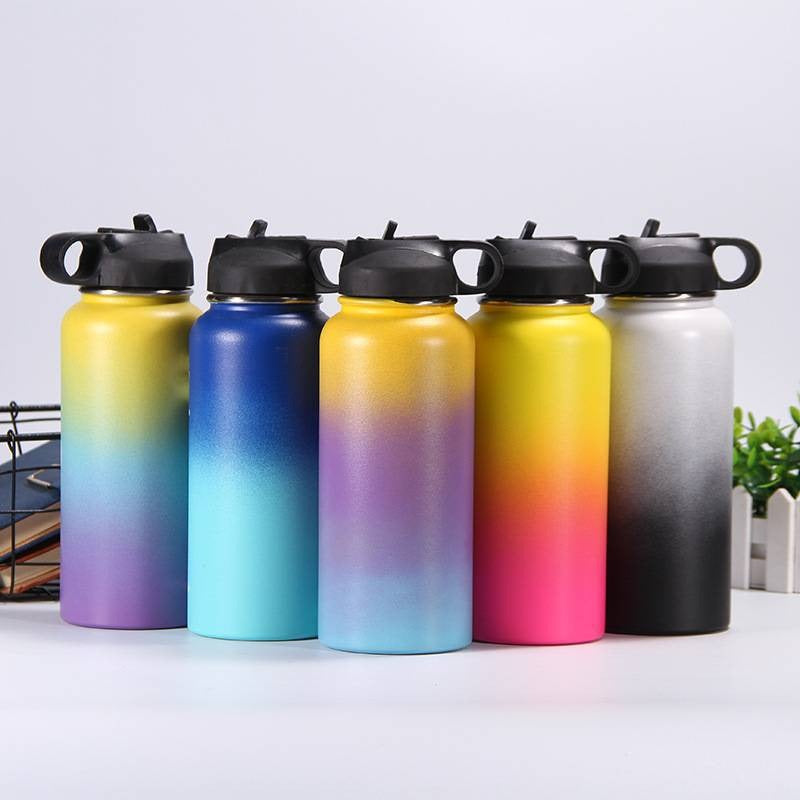 Damen isolierte Sporttrinkflasche Karnz