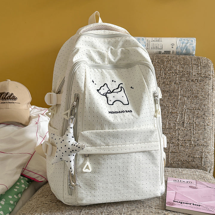 Grafische Katzen-Themen-Rucksack Karnz