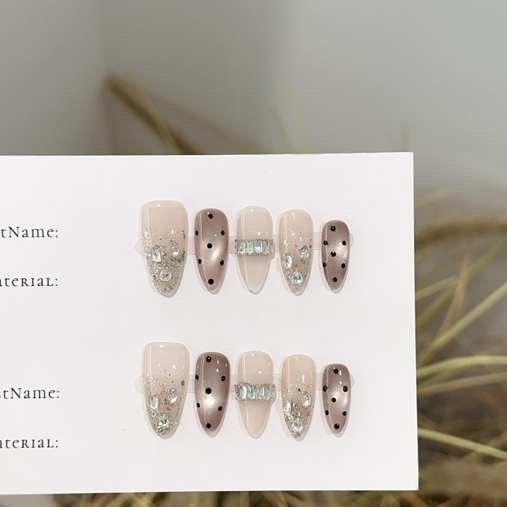 Glamourös Dekoratives Nagelkunst Set