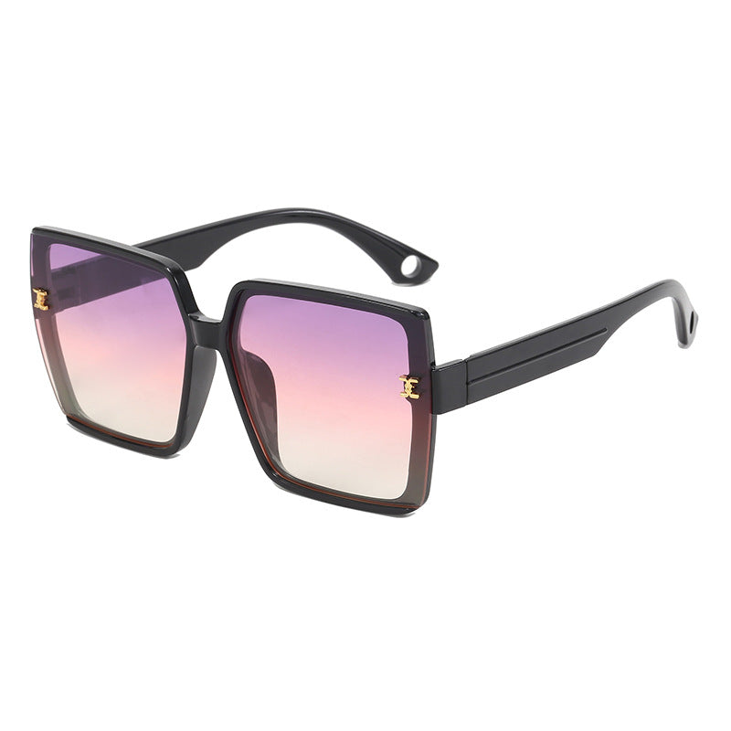 Damen modische quadratische Sonnenbrille mit luxuriösem Rahmen Karnz