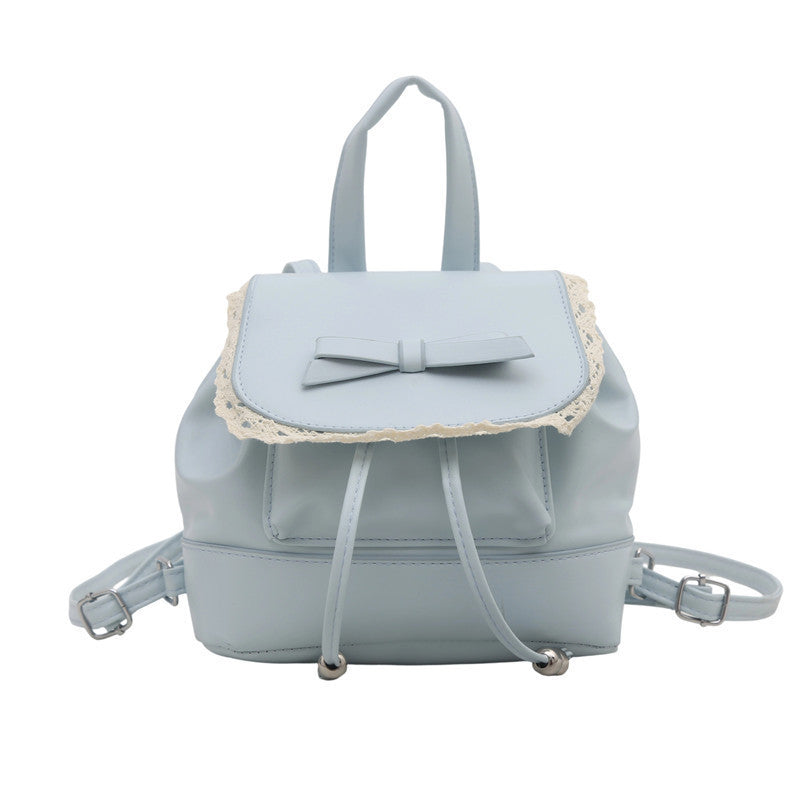 Niedlicher Mini-Rucksack mit Spitzenbesatz Karnz