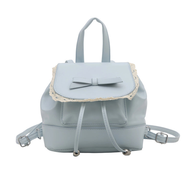 Niedlicher Mini-Rucksack mit Spitzenbesatz Karnz