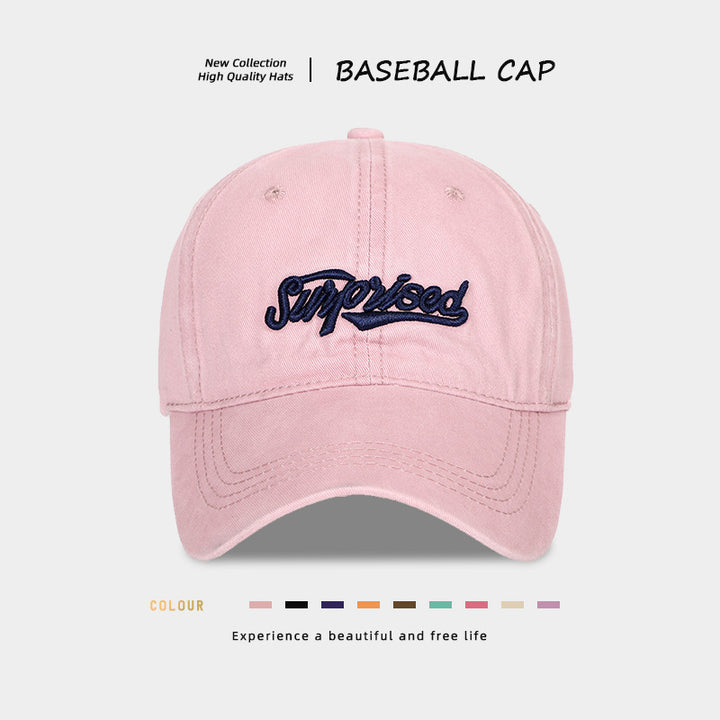 Bestickte Statement Baseballmütze