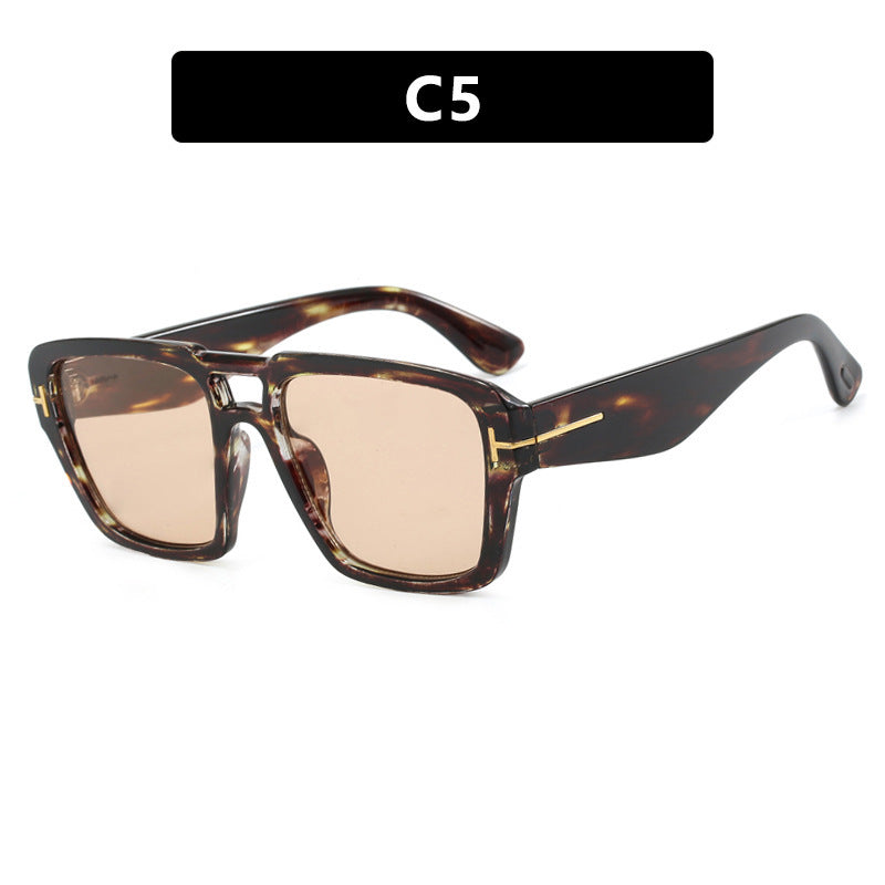 Damen modische quadratische Sonnenbrille Karnz