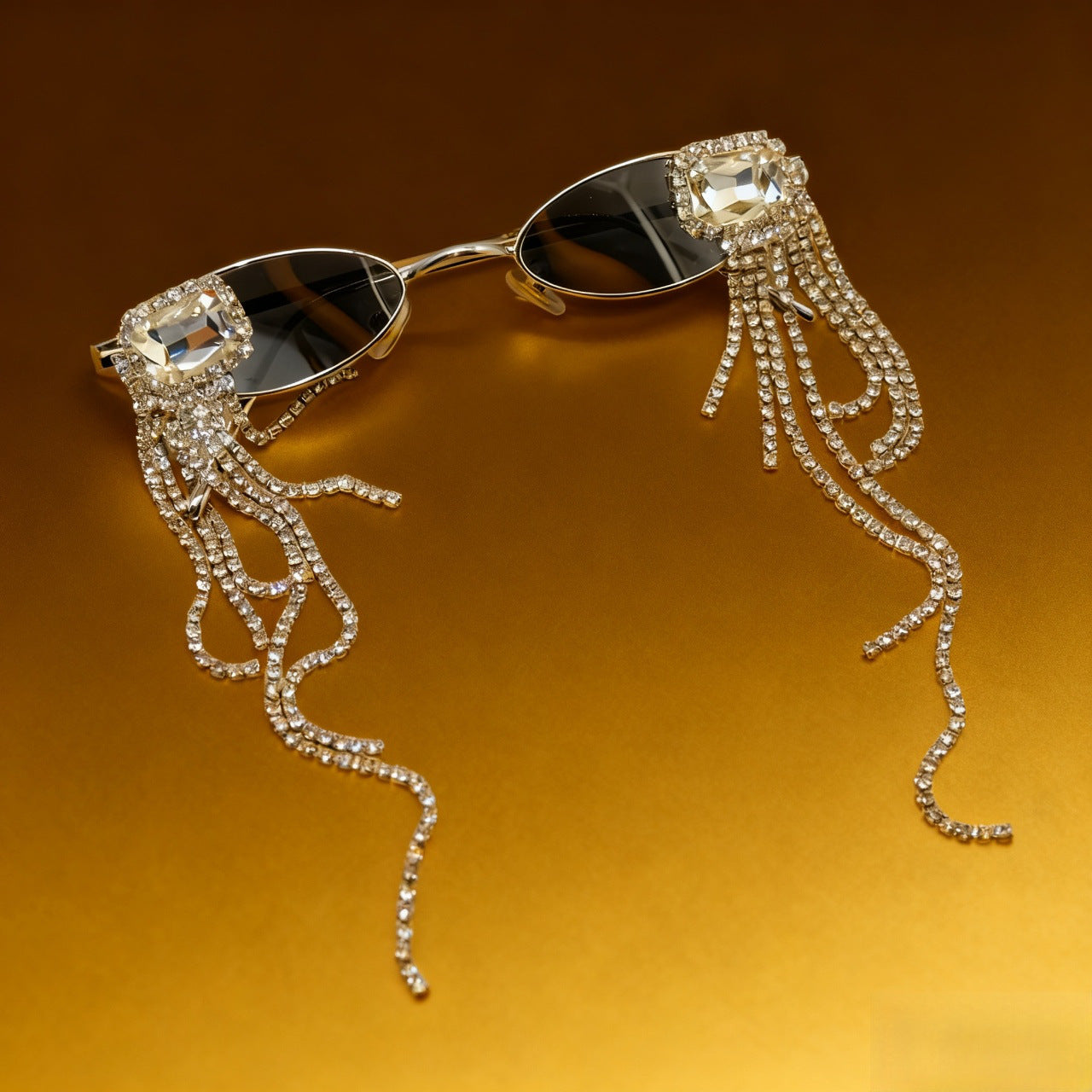 Damen Fashion-Sonnenbrille mit funkelndem Schmuckdetail Karnz