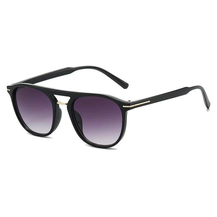 Moderne geometrische Rahmen-Sonnenbrille Karnz