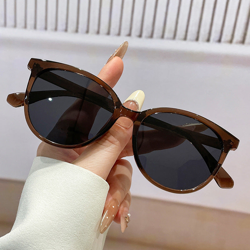 Damen modische Sonnenbrille im modernen rechteckigen Stil Karnz