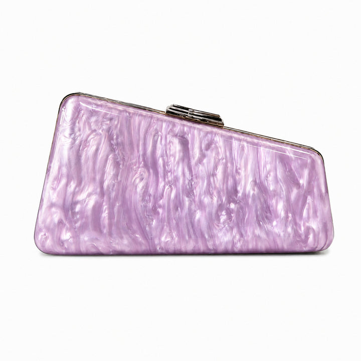 Künstlerische Blumen Acryl Clutch