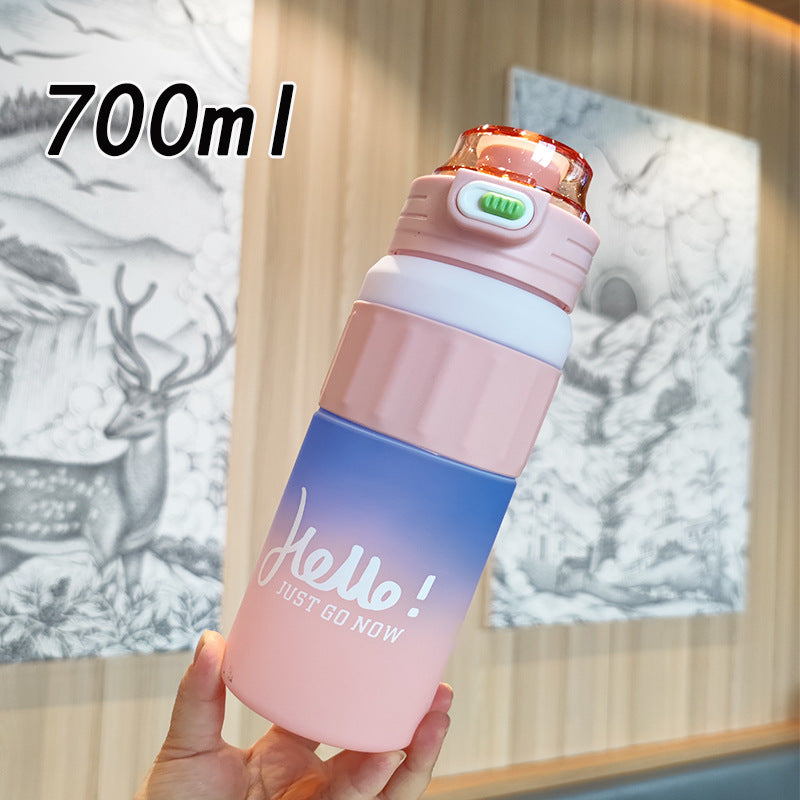 Damen vielseitige Trinkflasche mit innovativem Klappdeckel Karnz