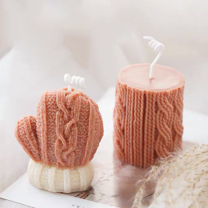 Weiche Kabelstrick-Babyhandschuhe mit elastischem Bündchen und angebundenem Handgelenkband