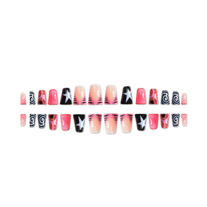 Künstlerische abstrakte Nail Enhancements Karnz