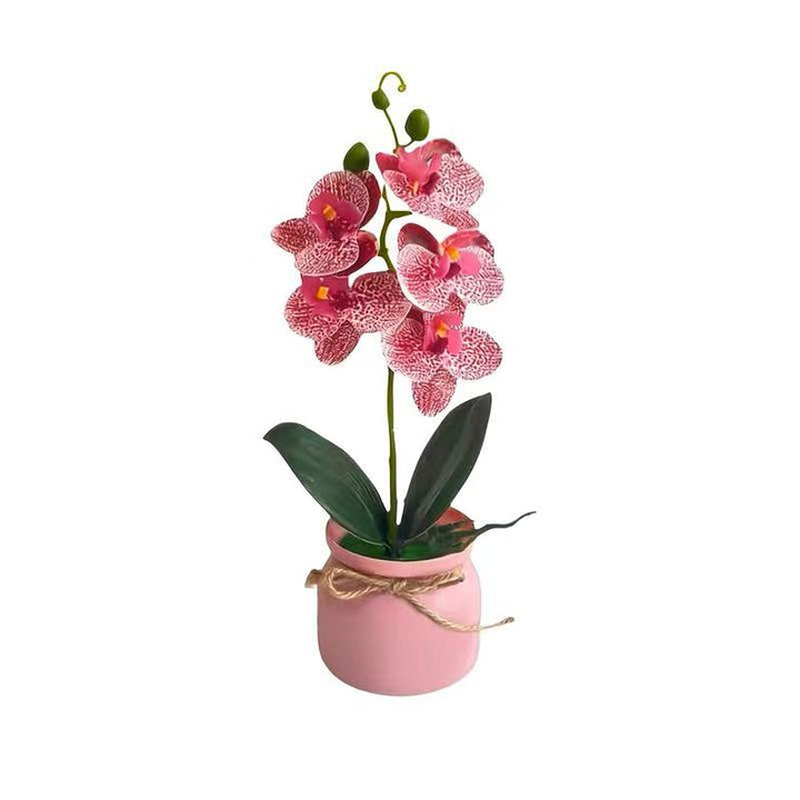 Lebensechte Orchideenpflanze Dekoration für die Wohnkultur