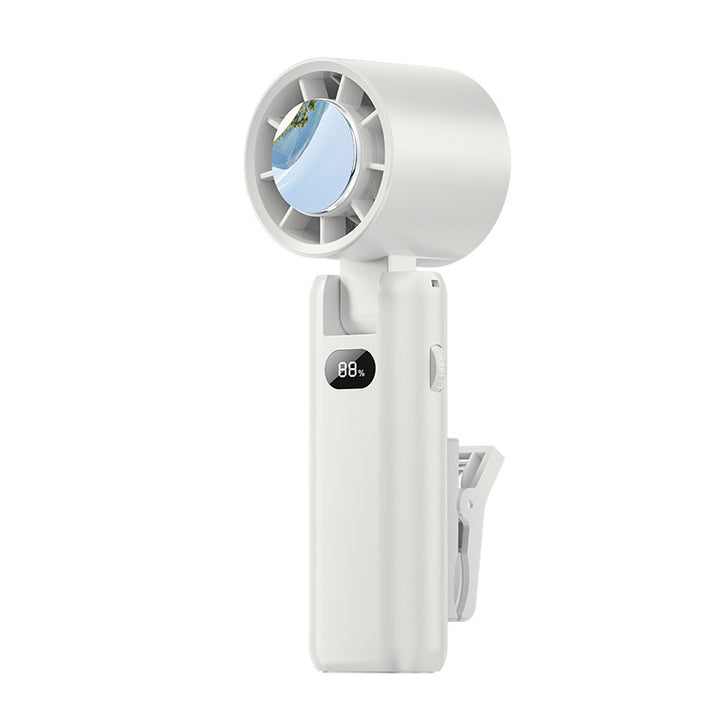 Unisex Tragbarer Clip-Ventilator mit LED-Anzeige Karnz