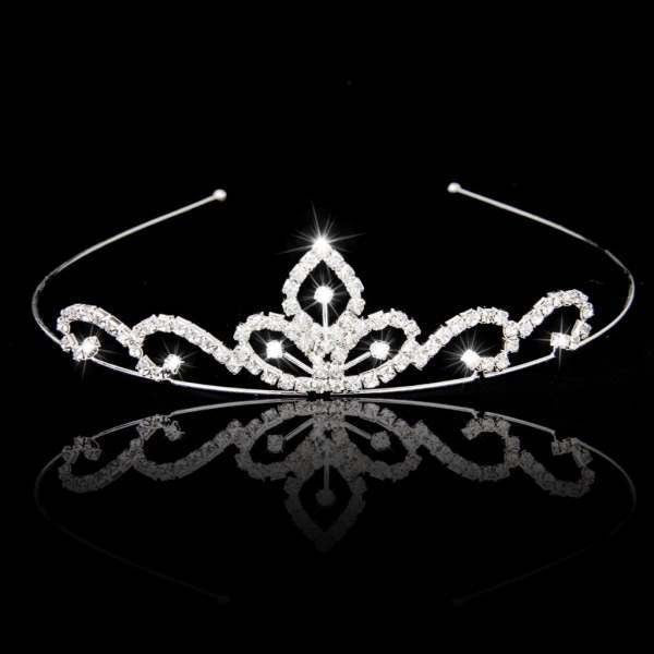 Damen Kristallverzierte Tiara Karnz