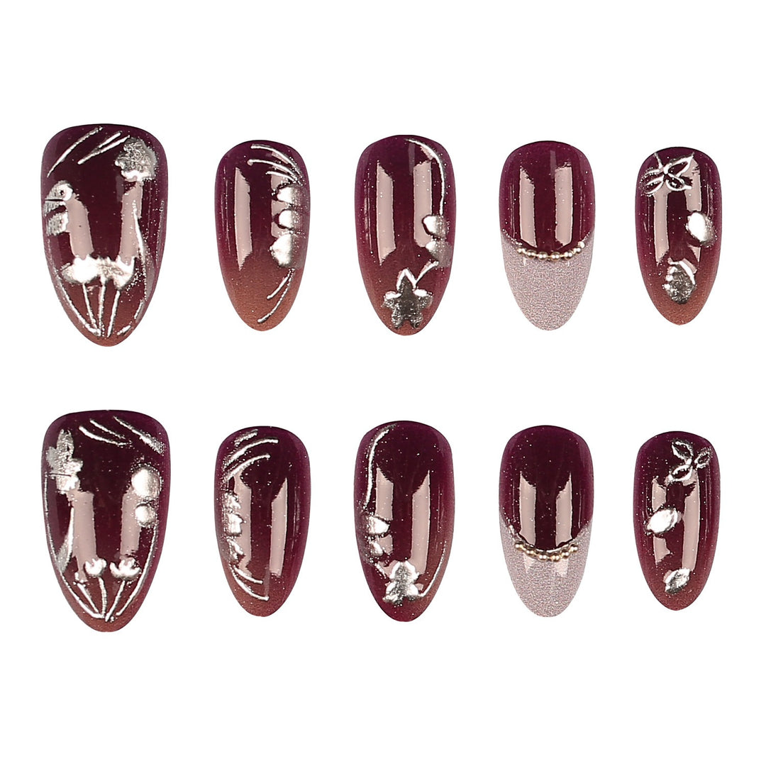 Elegante Press-On Nagelspitzen