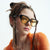 Damen trendige Cat-Eye Sonnenbrille mit komfortabler Passform Karnz