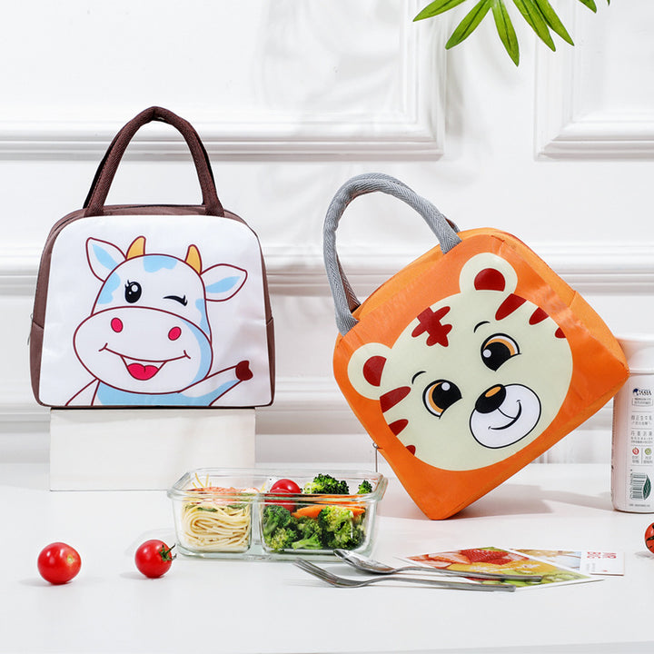 Süßes Hasen-Themen Isolierte Lunch Tasche Karnz
