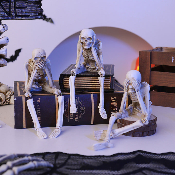 Dekorativer Skelettfigur Karnz