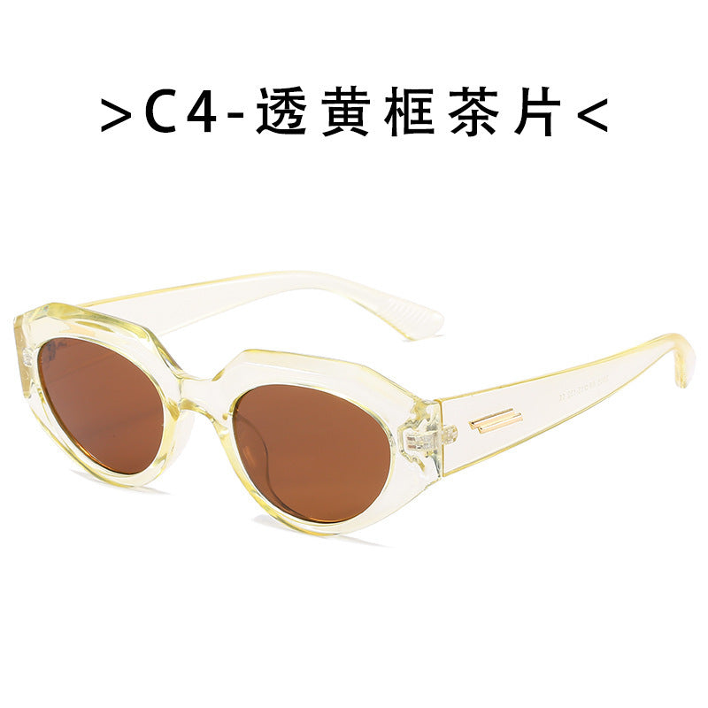 Damen geometrische Cat-Eye Sonnenbrille Karnz