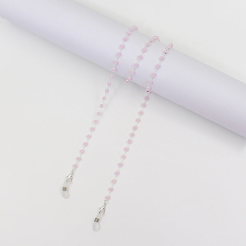 Stylische Perlen-Brillen-Kette Karnz