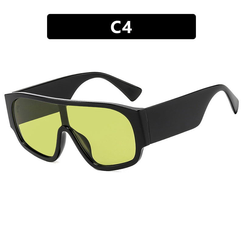 Damen Modische Oversized-Sonnenbrille mit einzigartigem Design Karnz