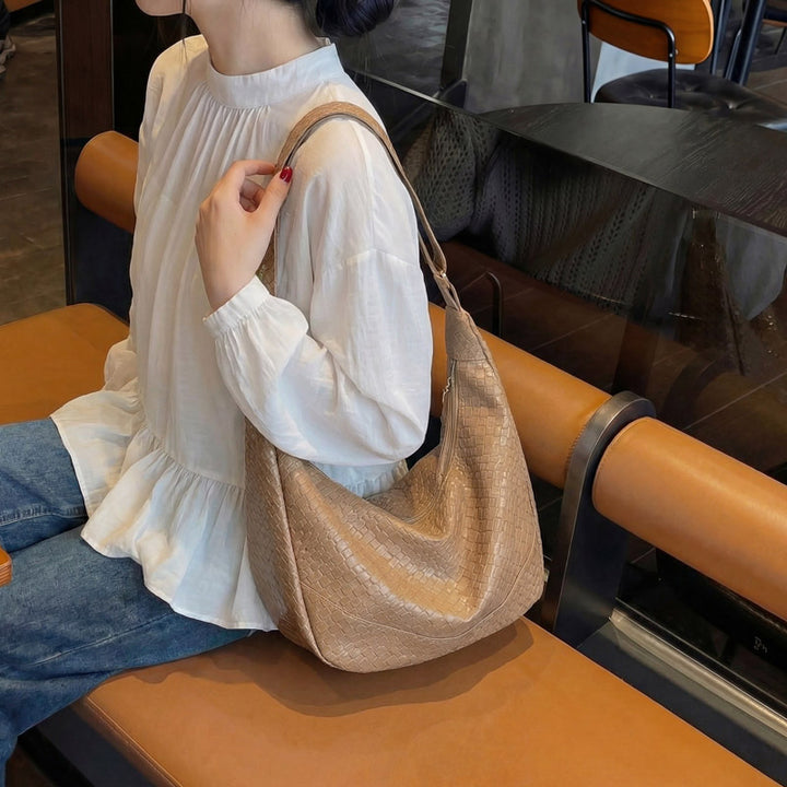 WoWoven Texturierte Hobo-Handtasche Karnz