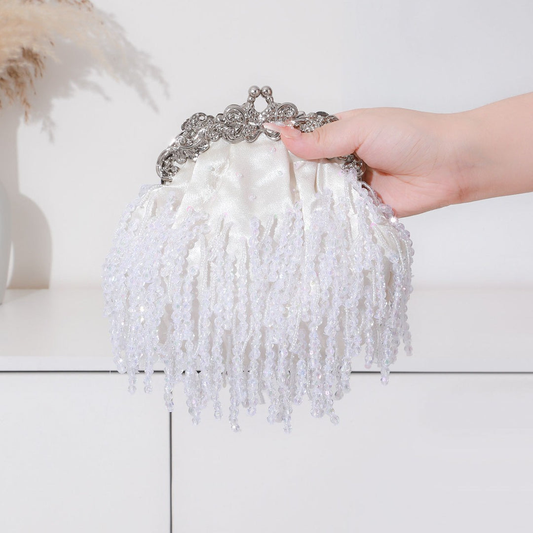 Elegante Perlenbeaded Clutch