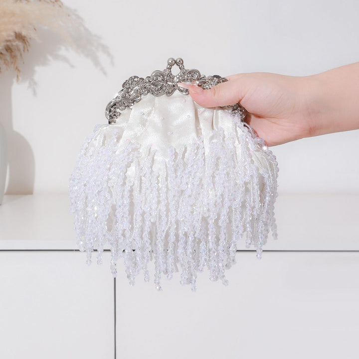 Elegante Perlenbeaded Clutch