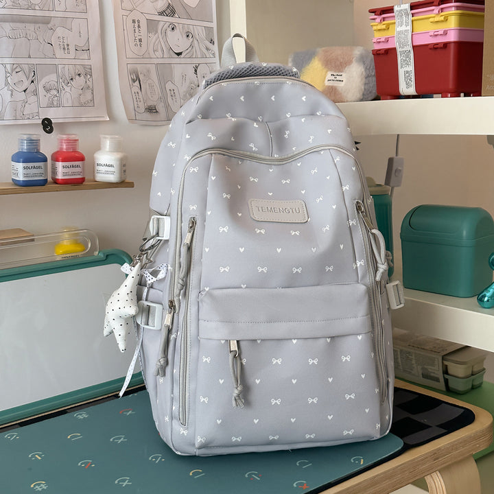 Verspielter bedruckter Rucksack
