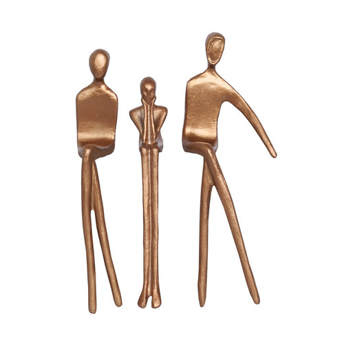 Künstlerische Metallfiguren-Set