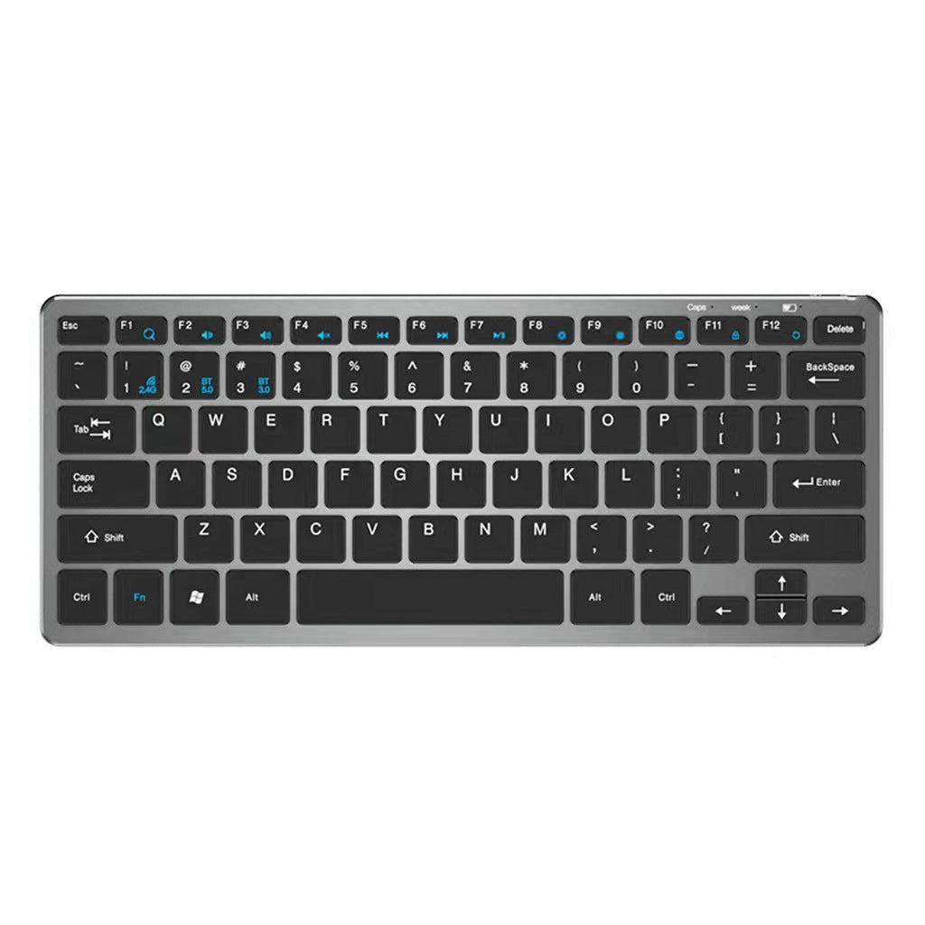 Kompakte Bluetooth-Tastatur mit Mehrfachverbindungsoptionen Karnz