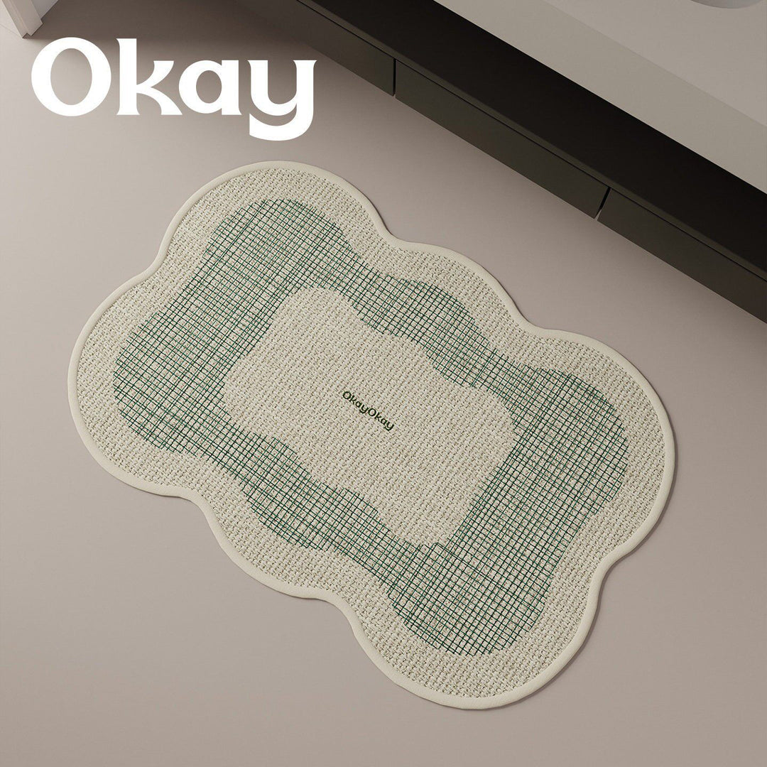 Cloud-shaped Woven Decorative Area Rug