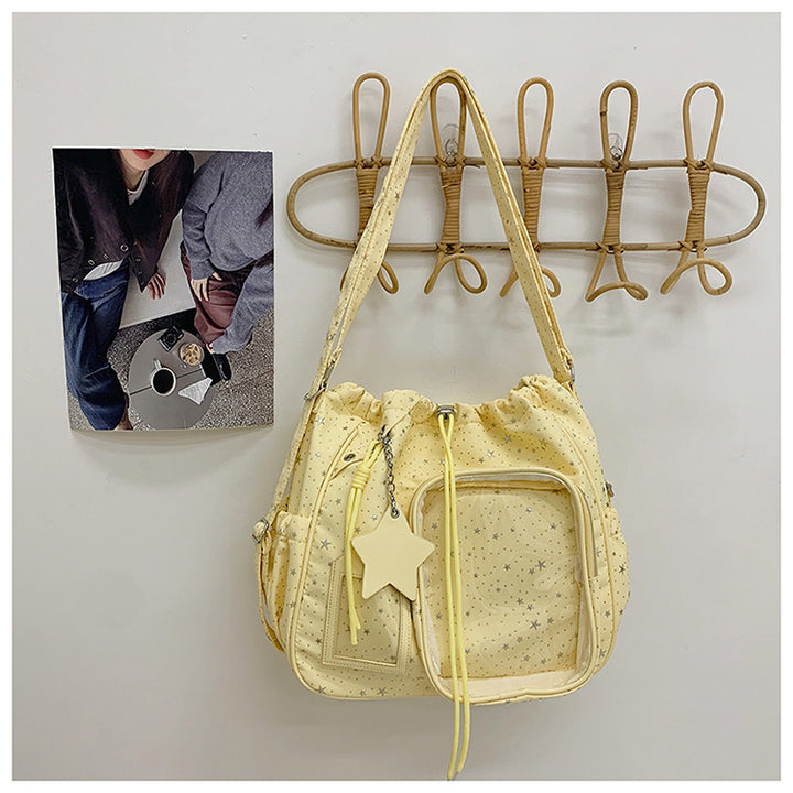 Stylische Mehrfach-Taschen Zugband Tragetasche Karnz