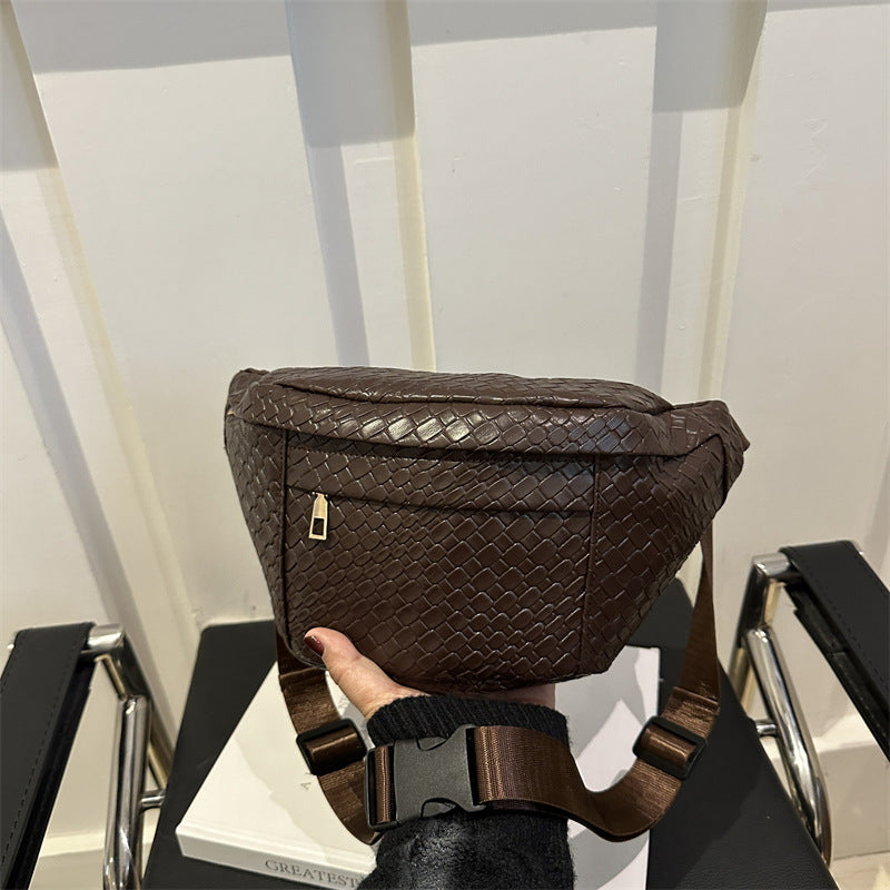 Stylische Woven Bauchtasche