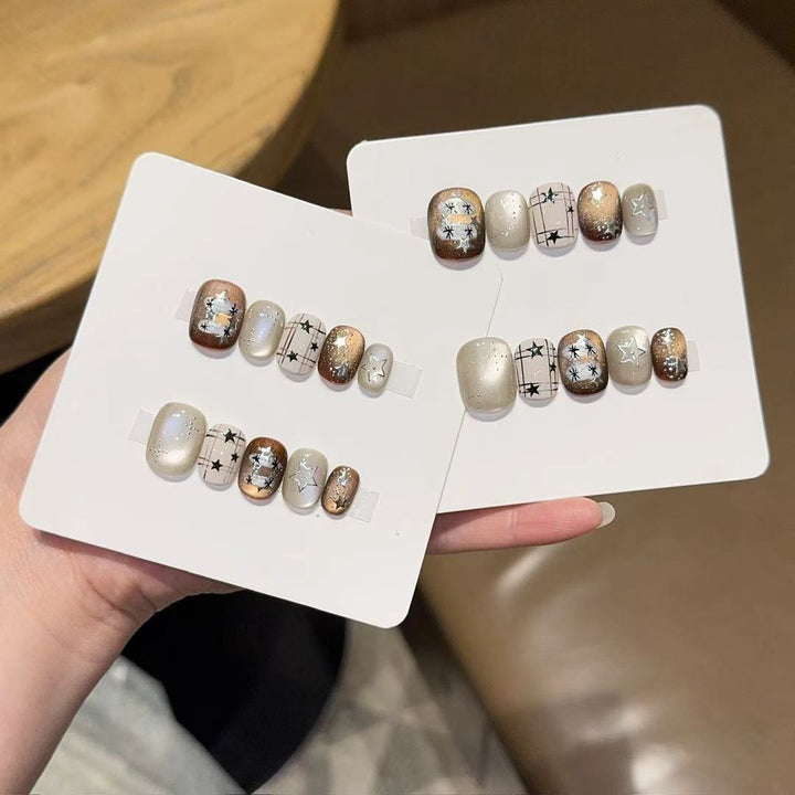 Stylische Nagelkunst Aufkleber Karnz