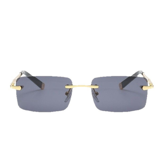 Damen schicke Sonnenbrille mit elegantem Metallrahmen und polarisierenden Gläsern Karnz