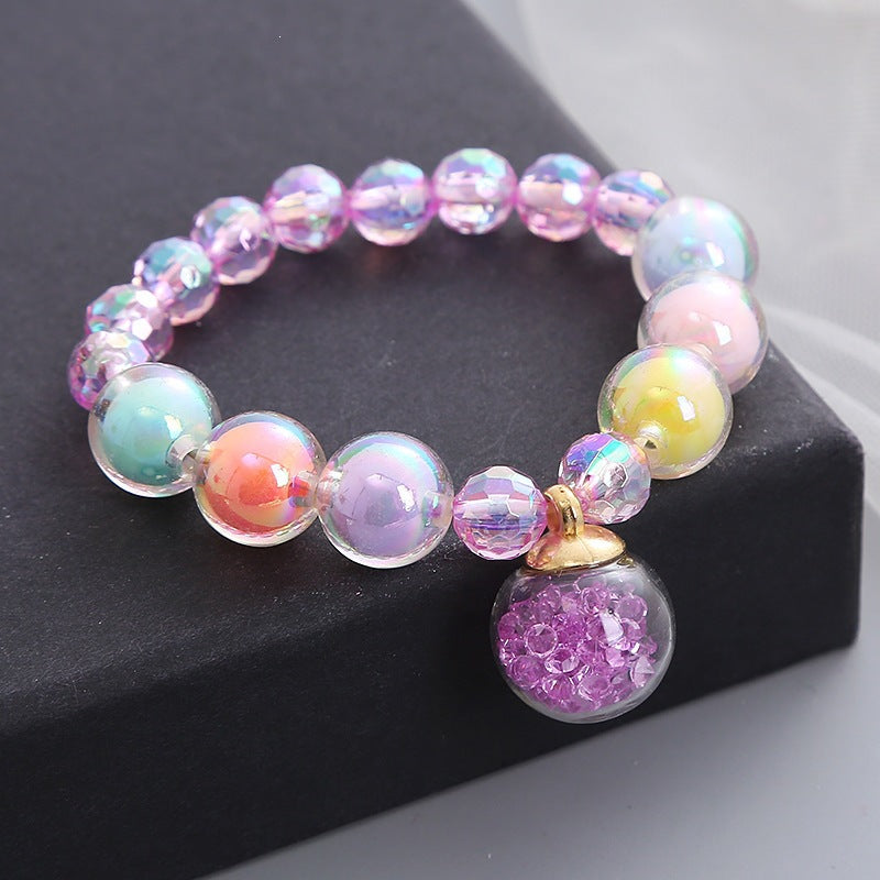 Armband Aus Bunten Glasperlen Karnz
