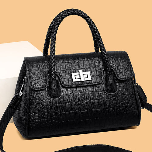 Elegante Doppelgriff-Handtasche Karnz