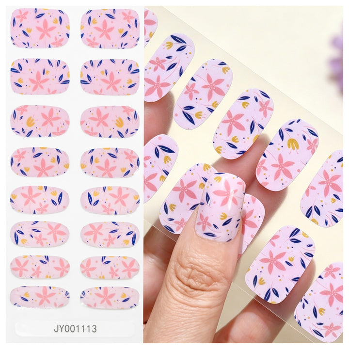 Blumendesign-Nagelwraps