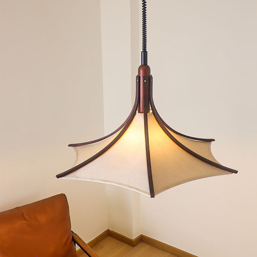 Elegante Stoffe Pendelleuchte