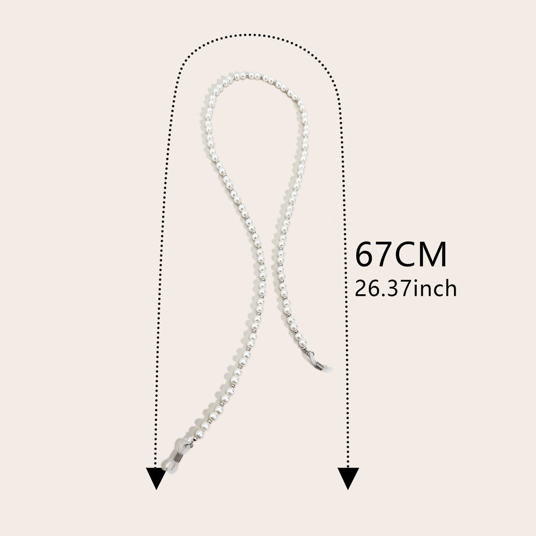 Elegante Doppelstrang Brillen Kette Karnz