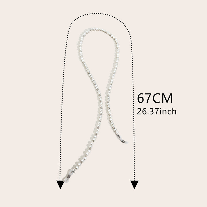 Elegante Doppelstrang Brillen Kette Karnz
