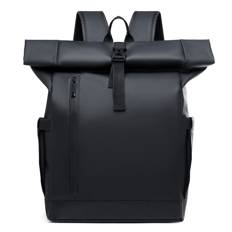 Wasserdichter strukturierter Roll-Top Rucksack Karnz